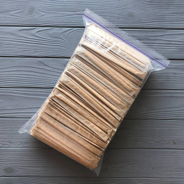 Мешалка в индивидуальной упаковке (500шт) Крафт
