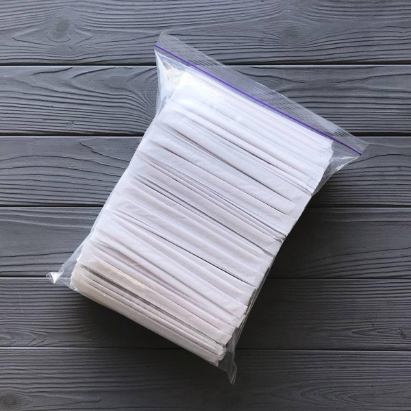 Мешалка в индивидуальной упаковке (500шт) Белая
