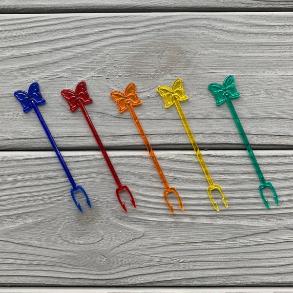 Украшение-шпажка "Бабочка-Кленовый лист" (1000шт/уп|20000шт/ящ)
