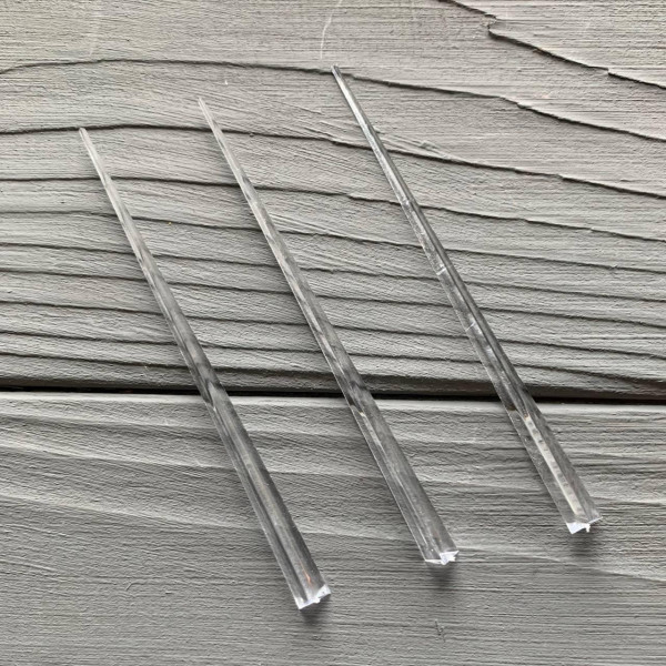 Прикраса-шпажка "Кристал" прозорий (500шт/уп|20000шт/ящ)