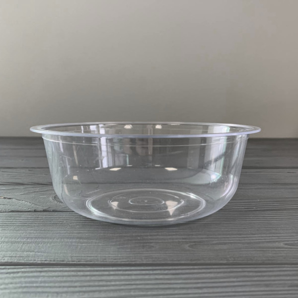 Миска ПС склоподібна прозора 700мл (56шт/ящ) ГП608