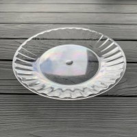 Тарелка 205 мм стекловидная прозрачная (10шт/уп|500шт/ящ)