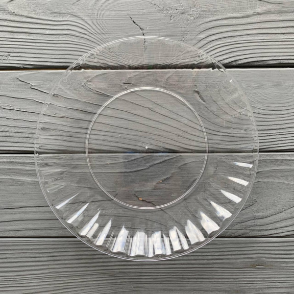 Тарелка 205 мм стекловидная прозрачная (10шт/уп|500шт/ящ)
