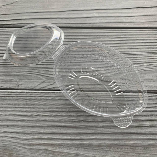 Соусник OVAL 80 мл PET с крышкой (100шт/уп|1000шт/ящ)
