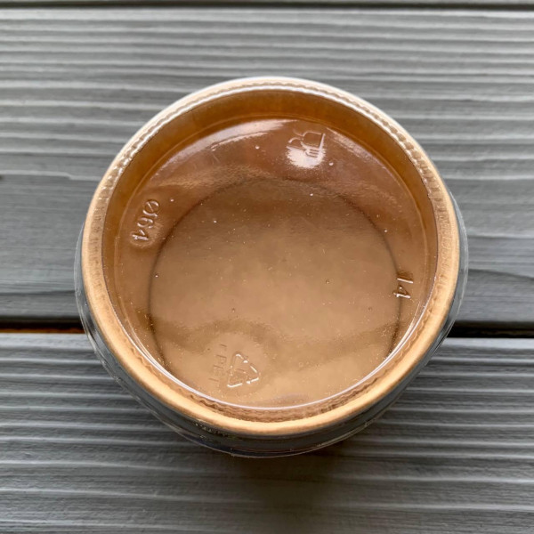 Соусник бумажный крафт с крышкой 50 мл D60 (100шт/уп|1000шт/ящ) SPK60