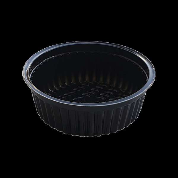 Соусник круглий PET 120 чорний ⌀95х33 мм 120 мл без кришки (1000шт/ящ) IN18418 (ПС-42)(IN18418)