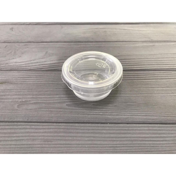 Соусник 60 мл без кришки прозорий, Китай