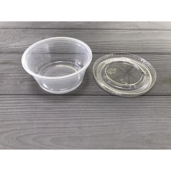 Соусник 96 мл без кришки прозорий, Китай