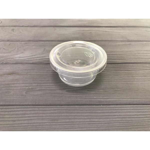 Соусник 96 мл без кришки прозорий, Китай