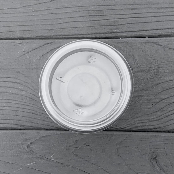 Соусник с крышкой PP 100мл прозрачный Польша (100шт|уп/20уп|ящ)