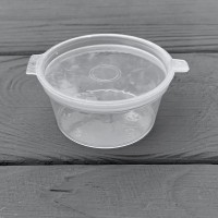 Соусник з відкидною кришкою 30мл прозорий (40шт/уп|1280шт/ящ) Соусник з відкидною кришкою 30мл прозорий (40шт/уп|1280шт/ящ)