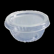Соусник PET 50мл прозорий круглий дно (1600шт/ящ) IN16034 (ПС-390)(IN16034)