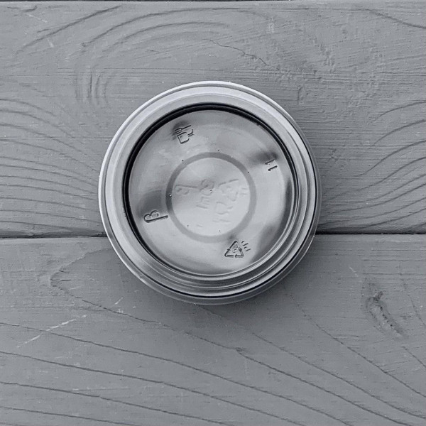 Соусник з кришкою PP 30мл чорний Польща (100шт|уп/20уп|ящ)