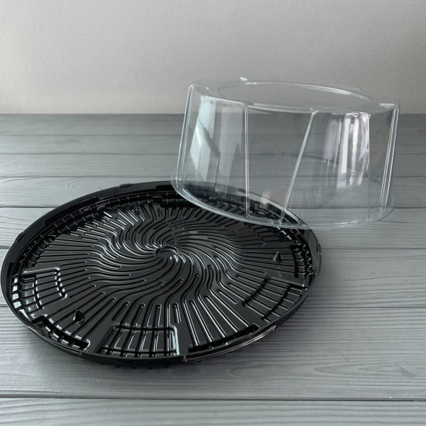 Контейнер пластиковий чорний ПЕТ (110шт/ящ) IT-220