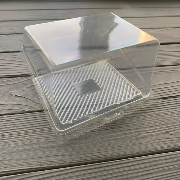 Упаковка для тістечок ПЕТ 130х120х85 мм PL1