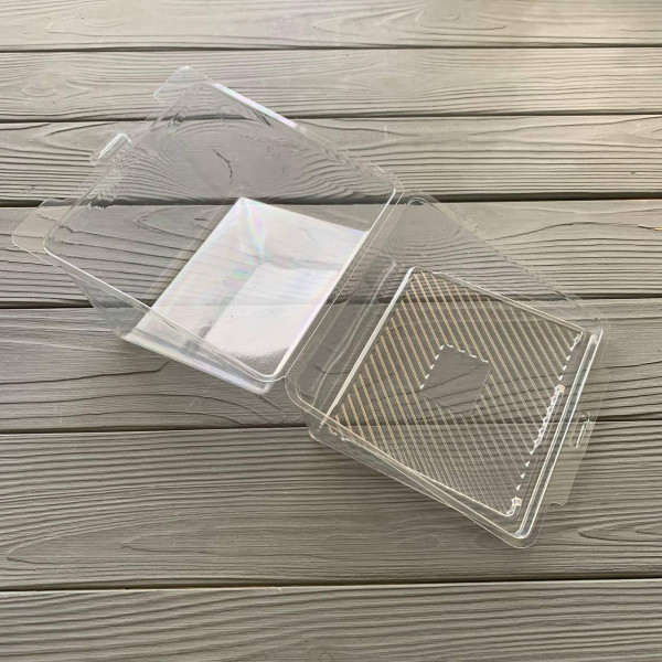 Упаковка для тістечок ПЕТ 130х120х85 мм PL1