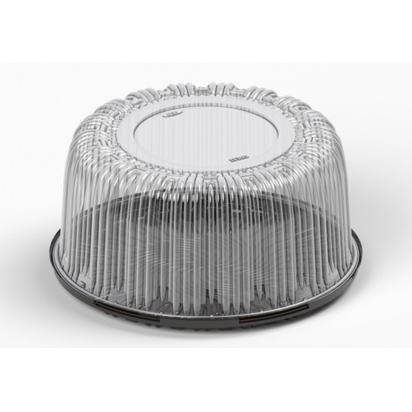 Контейнер з кришкою пластиковий для торту IT-305(310) (75шт/ящ)