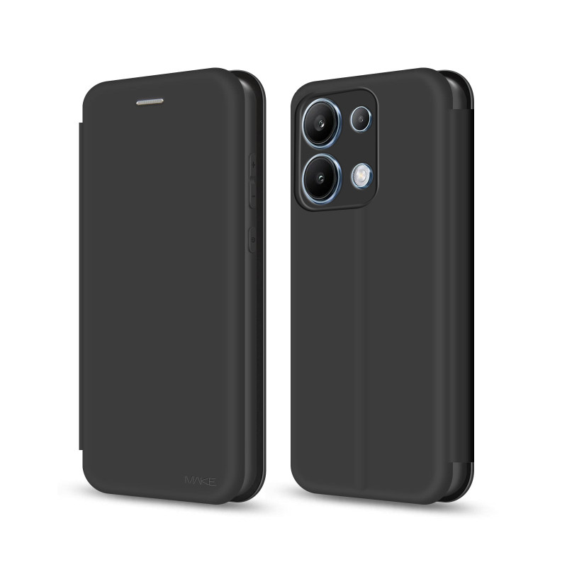 Чехол для мобильного телефона MAKE Xiaomi Redmi Note 13 4G Flip Black Арт.MCP-XRN134G