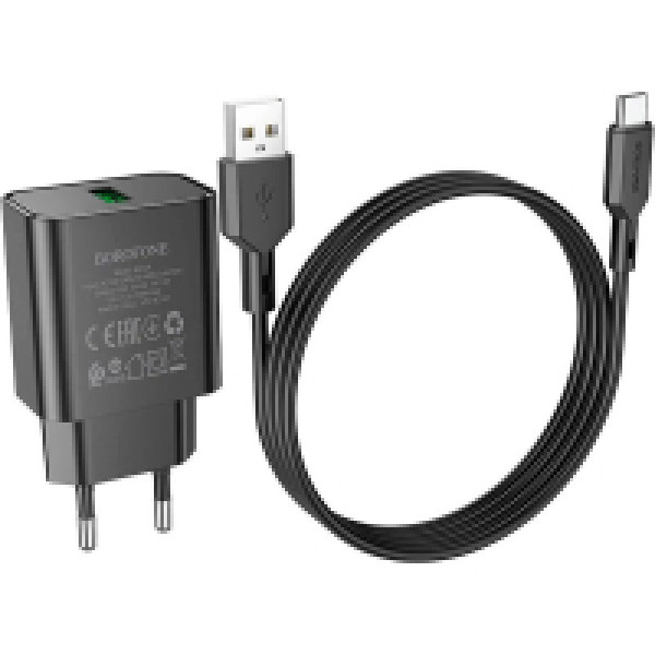 Зарядное устройство BOROFONE BA72A charger set (Type-C) Black Арт.U0918859