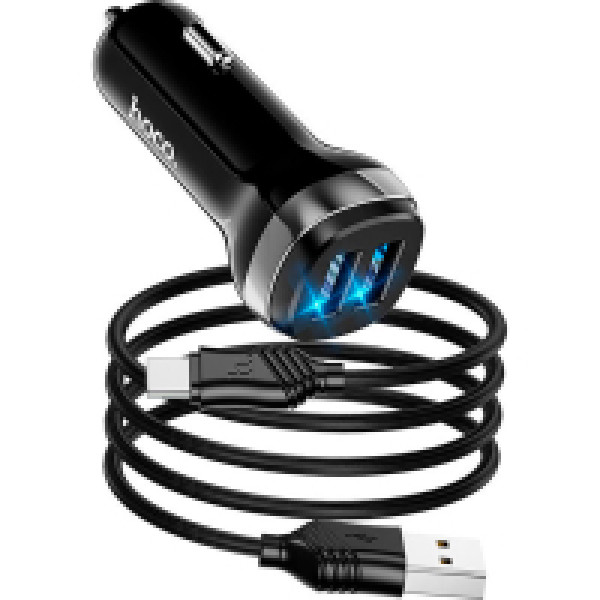 Зарядное устройство HOCO Z40 Charger Set (Type-C) 2xUSB Black Арт.U0918734