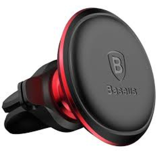 Автотримач Baseus Magnetic with cable clip на решітку red Арт.SUGX-A09