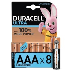 Батарейка DURACELL LR03 MN2400 AAA міні-пальчикова 8 шт Арт.000476