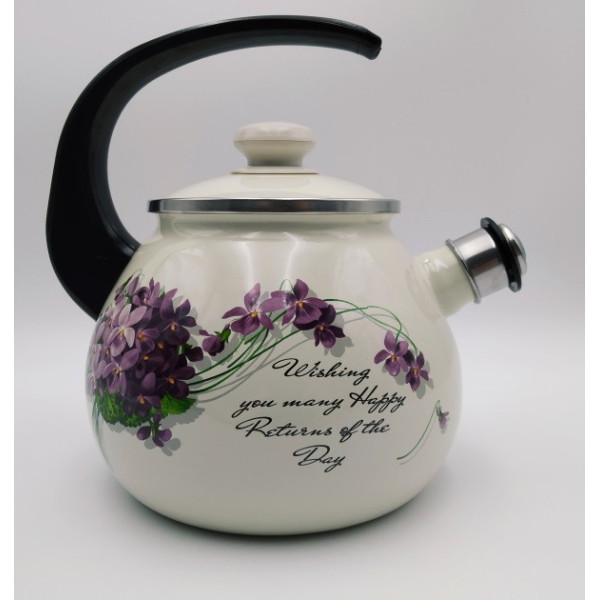 Чайник емаль 2,5 зі свистком Арт.2711/2