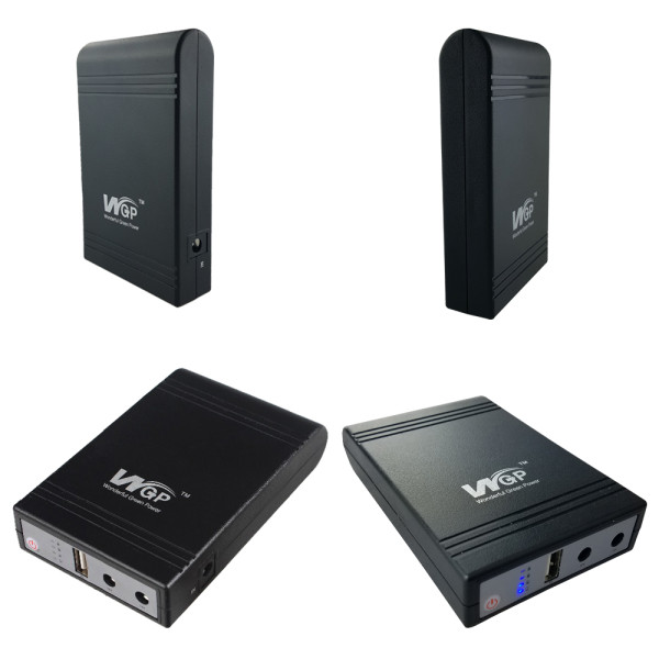Источник бесперебойного питания MINI UPS WGP 103A Black 10400mAh 9V+12V Арт.48395
