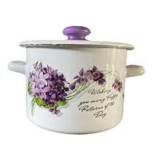 Каструля емальована 5л 1913/2 Віола Арт.34299