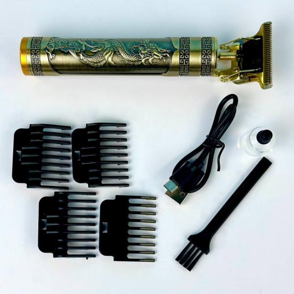 Машинка для стрижки T9-3 з 4 насадками (1.5, 2, 3, 4 мм) Арт.36840