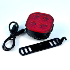 Велоліхтар FY-328S Red light (4LED, з автоматичною системою Арт.54931