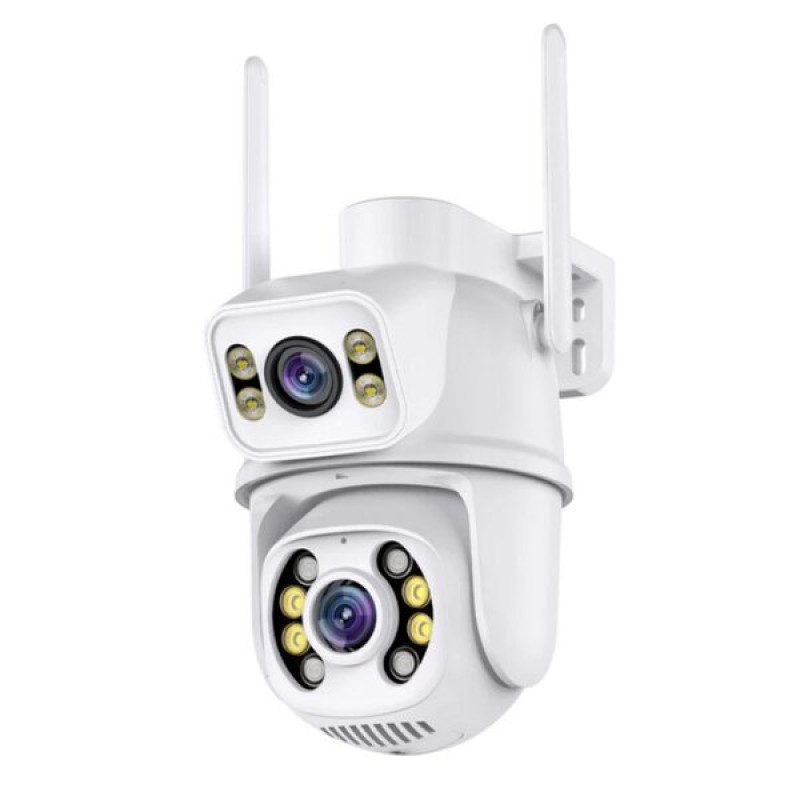 Вулична камера відеоспостереження з подвійним об'єктивом Yoosee IP66 Protection Арт.48388