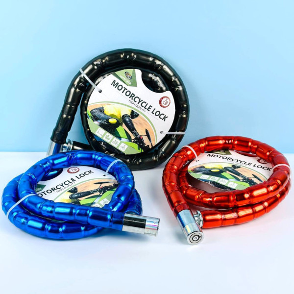 Замок велосипедний 2210 (22*100 тросовий, 2 ключі) Арт.54945
