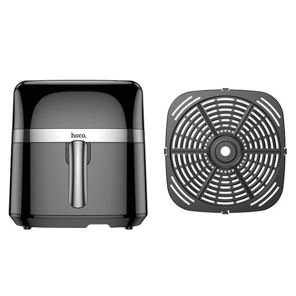 Аерогриль Hoco HE20 air fryer with touch screen 1700Вт 8л Чорний Арт.54403