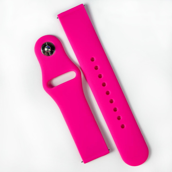 Ремінець для годинника універсальний силіконовий 20mm Арт.40950