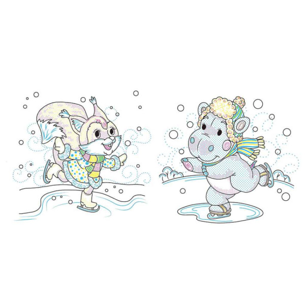 Водна розмальовка "Розваги" 1806008 звичайні та водні розмальовки