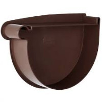 Водостік Заглушка лійки Лів. 130 коричневий Арт.28300