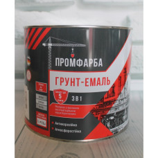 Краска-Грунт 2,8кг Вишневая 3в1 PRO Арт.27103