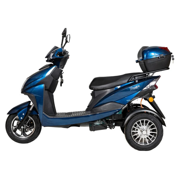 Електроскутер ATLAS Falcon Trike Box 1500W Cyan Blue(4013)