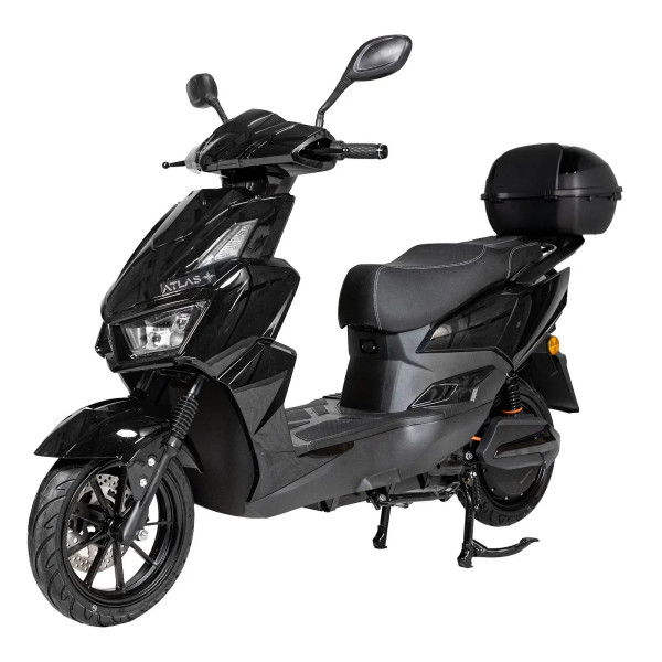 Електроскутер ATLAS Tiger Box 2000W Black(3114)