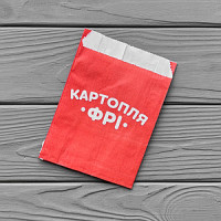 Упаковка для картоплі фрі маленька (70-100г) 97