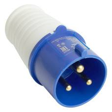 Вилка силовая 023(2Р-РЭ) 32А 220В ІР44 TAKEL Арт.503218