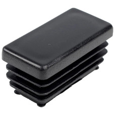 Заглушка прямоугольная 60х40 мм черная Арт.308101
