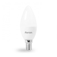 Светодиодная лампа Feron LB-197 свеча 7Вт E27 4000K Арт.25808