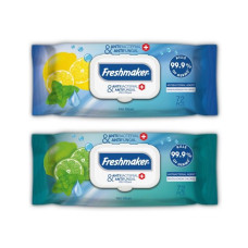 Серветки вологі Antibacterial з клапаном 72шт Арт.004513