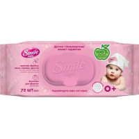 Серветки вологі Baby з клапаном 72шт Арт.004517