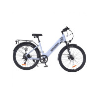 Велосипед с электромотором 48V/500W/12,5Ah голубой SPARK E-CITY EASY WAY Арт.239958