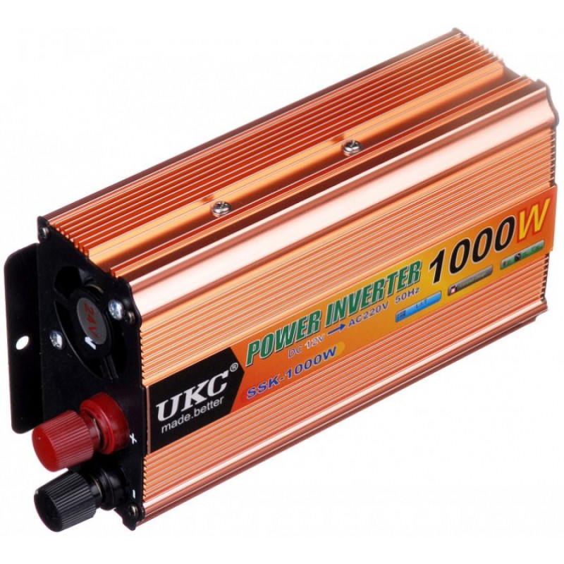 Перетворювач напруги / інвертор 12/220V AC/DC 1000W Арт.004064