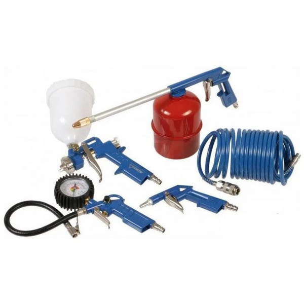 Набор пневмоинструмента из 5 пред. KIT-5G-gravity WERK Арт.71053