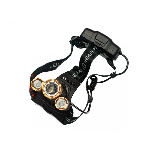 Фонарь LED Налобный 4W IP44, 4 режима работы LUXEL Арт.TR-06